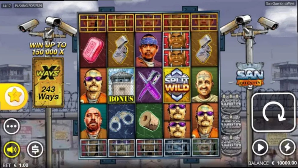 San Quentin xWays von Nolimit City